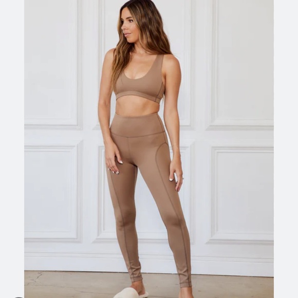 Tan + Lines Doheny Bra and Solana Beach Leggings - Picture 1 of 9